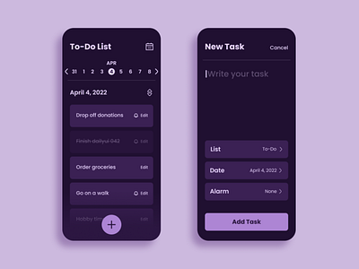 Daily UI Challenge 042: To-Do List