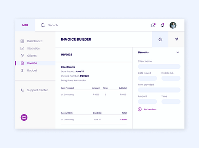 Daily UI Challenge 045: Invoice dailyui design designprocess invoicedailyui learning ui userexperience userinterface uxui