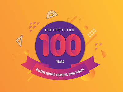100 Years Celebration Monogram