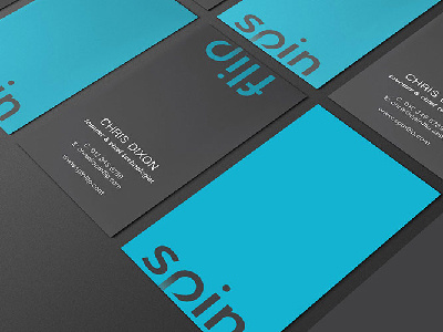 Spinflip Logo & Business Cards