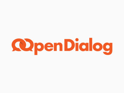 Logo Open Dialog logo logotype open dialog project startup