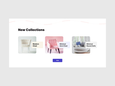 New Arrival Furniture Website Concept