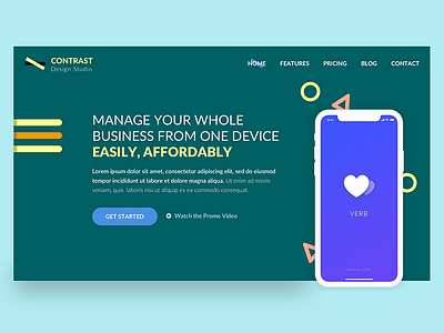 Header #01 app landing page clean colorful concept exploration header landing page minimal ui ux visual design website