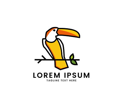 Hornbill Logo Template bird bird logo branding design hornbill icon illustration logo ui vector