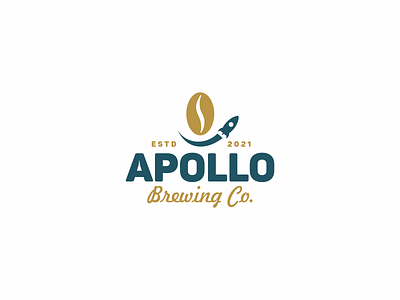 Apollo branding brewing coffee coffee design graphic design logo vector vintage