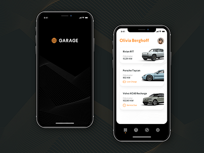 Garage App – Launch & Home