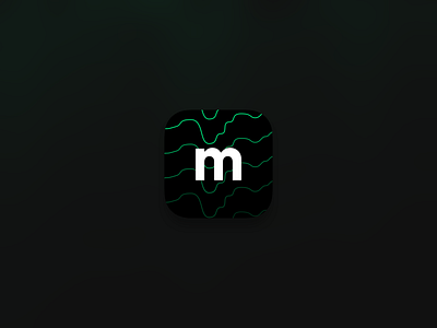 Muriel App Icon 📱 app app icon banking finance fintech gradient minimal ui