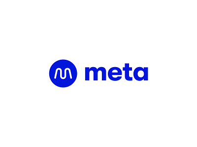 Meta 👋 brand iconmark idenity logo minimal minimalist logo monogram