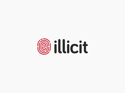 illicit - encryption SMS app brand branding identity logo ui