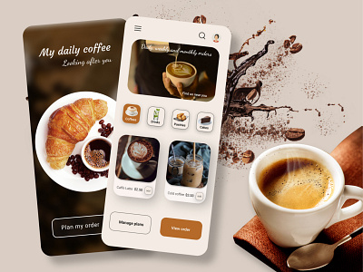 Coffee House 3d animation branding design graphic design illustration logo ui ux vector