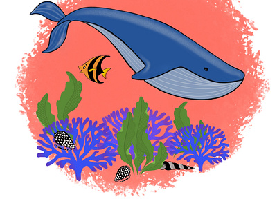 Under the sea illustration . children book design illustration kids design t shirt vector