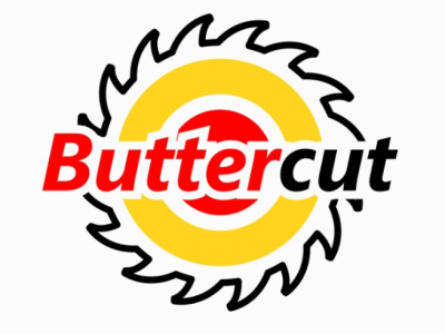 BUTTER CUT LOGO 3d animation branding design graphic design illustration logo motion graphics packaging design ui