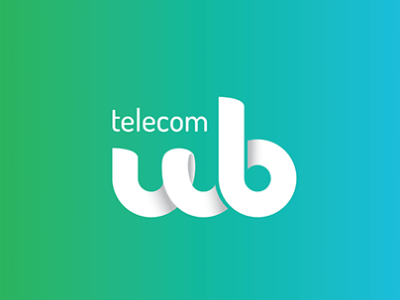 TELECOM WB LOGO 3d animation branding design graphic design illustration logo motion graphics packaging design ui ux vector