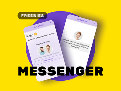 Material Design Messenger app chat design figma graphic design material design messenger mobile ui ux