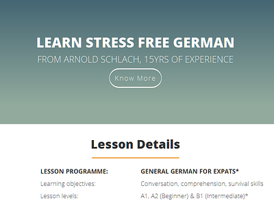 A Page for a German Teacher css deutsch german html