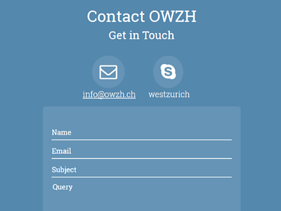 Contact Form (See Attachment) contact-form css html minimal-design