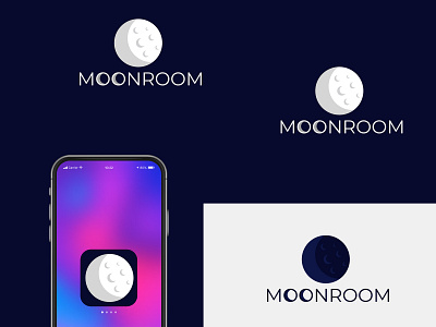 Moonroom logo design branding design graphic design illustration logo logodesign logotypes ui ux vector