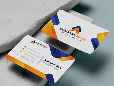 Modern business card branding business card card design graphic design illustration logo logodesign