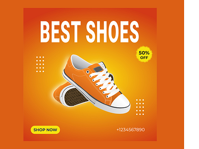 social media ad design for Shoes branding design graphic design illustration logo logodesign logotypes ui ux vector