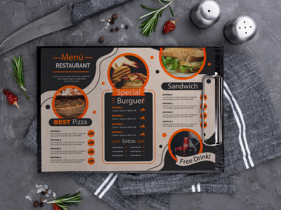 Restaurant’s Menu Design branding design graphic design illustration logo logodesign logotypes ui ux vector