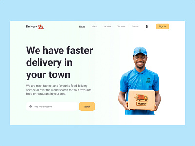 Food Delivery Home page