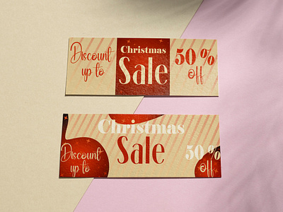 Voucher design for Christmas