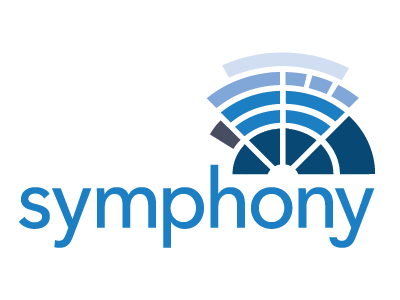 Symphony Logo Concept blue logo software startup