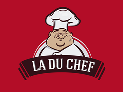 LA DU CHEF - Logo design character chef design logo illustration logo restaurant