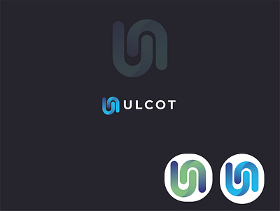 U+ ULCOT Letter Logo 3d logo abstract letter logo abstract logo design branding design illustration logo design vector