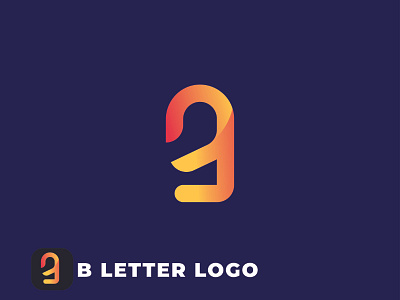 B Letter Logo 3d logo abstract letter logo abstract logo design branding illustration logo design vector