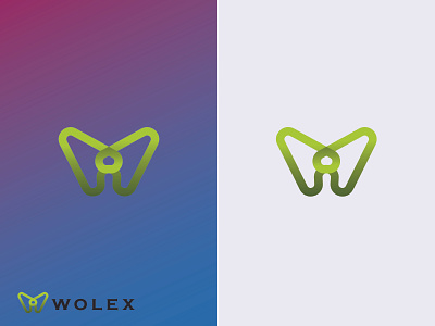 WOLEX MODERN LOGO 3d logo abstract letter logo abstract logo design illustration logo design vector wolex modern logo