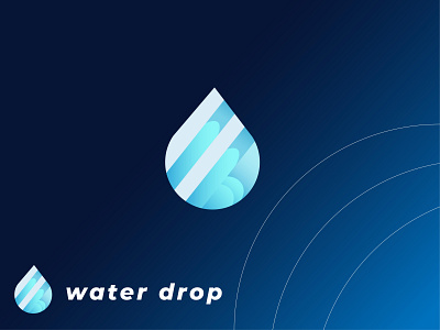 water drop 3d logo abstract letter logo abstract logo design branding logo design vector water drop logo design