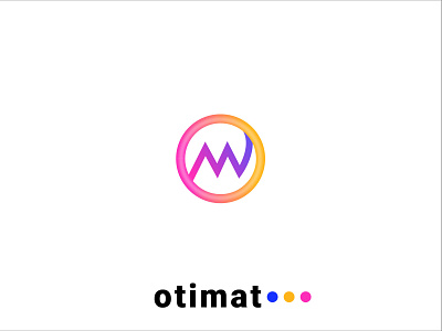 o + m letter logo design