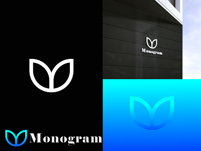 M logo monogram & brand design 3d logo abstract letter logo abstract logo design branding creative logo illustration logo design m logo m logo company name monogram logo unick