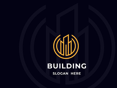 Modern Building logo 3d logo abstract letter logo abstract logo design branding building logo company logo illustration logo design minimal logo