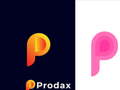 P d letter logo design