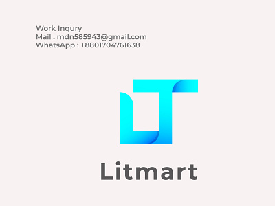 L T logo design