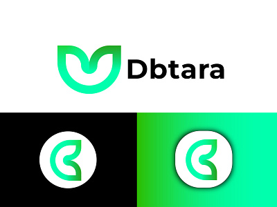 D+b branding design 3d logo abstract letter logo brand branding creative db branding logo gradunti logo design modern typo