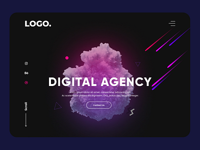 Digital Agency Landing Page agency digital agency landing page ui ux web design