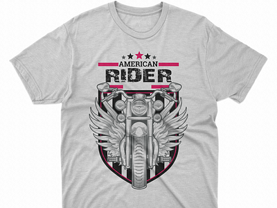 Rider T-shirt design illustration t shirt vector