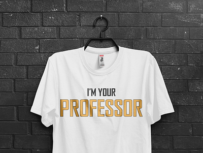 Professor T-shirt Design illustration professor t shirt t shirt