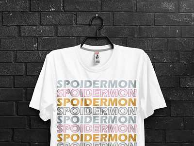 Spoidermon T-shirt Design design illustration ps spoidermon t shirt