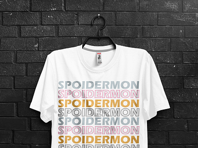 Spoidermon T-shirt Design