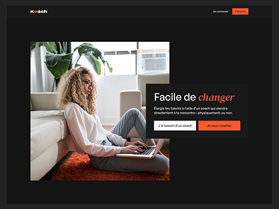 Landing Page - Kosch - Desktop