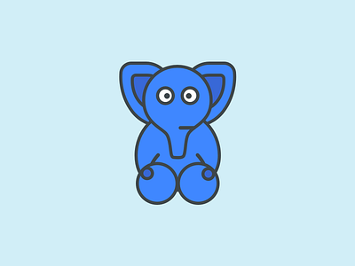 Php-Elephant animal blue elephant illustration php