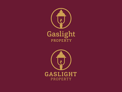 Gaslight Logo Type Options branding logo logo design type setting typography