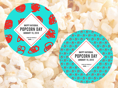 Scribble Popcorn Stickers By Chelsea Sanders On Dribbble