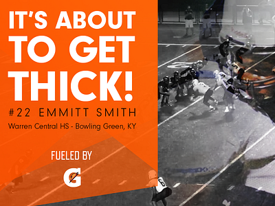 Fueled By Gatorade highlight sports thumbnail video visual design