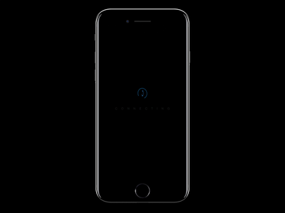 Connecting Screen animation connect framer iphone mobile prototype