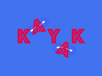 Kayak barcelona brand branding design graphic design kayak logo nature